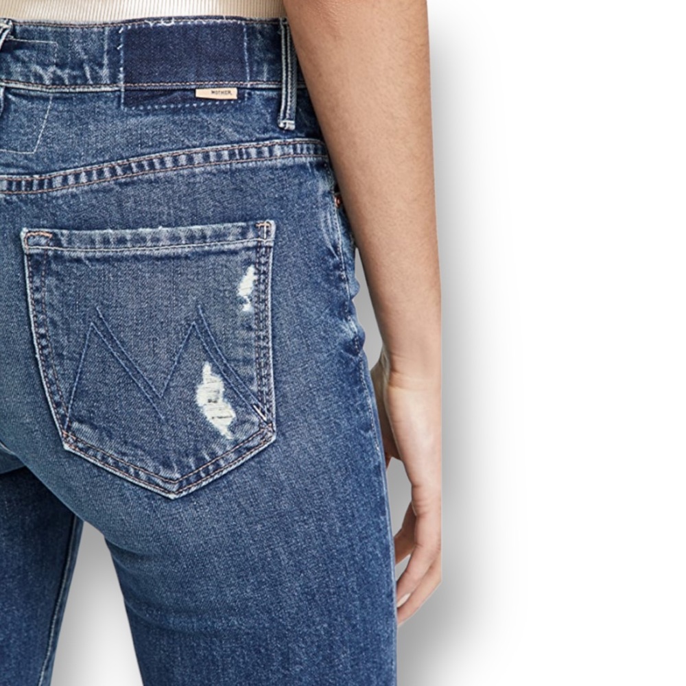 MOTHER SUPERIOR DENIM The Super Cruiser NWT Born to Bite Distressed jeans SZ 28 - Picture 3 of 12